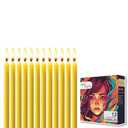 ladyrobyn Box of 12 Yellow Candles | 4 inches Tall & 3/4 inch Diameter |Supplies for Your Personal Wiccan Altar, Spells, Charms & Intentions | Witchy Room Decor | Taper Candlesticks