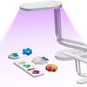 UV Light for Resin Curing, 54W UV Resin Light Lamp, Wireless & Foldable, 3-in-1 Uses for Molds, DIY Craft Deco (Ice White)