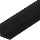 1 Pcs Wall Corner Protector Vinyl Trim,2-3/8 X 48 Inches,Black | Guards Against Scratches, L-shaped Molding for Door Countertop Furniture Cabinet Corners, Easy Install and Cleaning