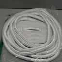 40FT Extra Long Kerf Weather Stripping Door Seal for Large Gaps and Easy Installation (White)