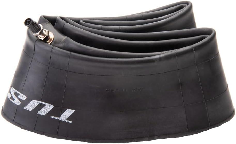 TUSK Heavy Duty 2 mm Motorcycle Inner Tube  80/100-12 Size, Butyl Rubber, 2 mm Wall Thickness, TR-4 Valve Stem