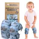 Simply Kids Baby Knee Pads for Crawling (2 Pairs) Rodilleras para Bebe, CPSIA Certified - Infant Knee Protector for Toddler, Girl, Boy, Crawler ((Popular Choice) Shark)