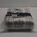 WITSHOCK 5x7 Washable Area Rug, Vintage Rug Traditional Floor Cover, Rugs for Living Room Bedroom Kitchen Accent, Non-Slip Stain Low Pile Resistant Floor Carpet, Light Blue