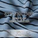 MAKABO Off The Shoulder Sweater for Women Striped Knit Long Sleeve Pullover Sweaters Tops Trendy Outfits (L)