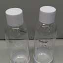 Carbonating Bottles 2Pck 1L - Compatible with MySoda and any brands - Quick-Lock Reusable Bottles - Lid and Base Made of Wood Composite - BPA Free - White