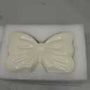 Bow Toothbrush Holder  2-Slot Toothbrush and Toothpaste Holder Cute Toothbrush Holder Set, Bathroom Counter Organizer for Bathrooms Electric Toothbrushes, Floss, Razors - White