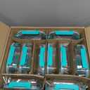 VERONES 10Pack 22OZ Glass Meal Prep Containers, Airtight Glass Lunch Containers Set, Glass Food Storage Containers with Lids, Exclusive of BPA, for Microwave, Oven, Freezer & Dishwasher Friendly, Green