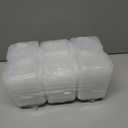 3 x 20 Sets Snack Condiment Containers with Lid, Disposable Double 2 compartments Dipping Container Refrige, Reusable Takeaway Sauce Dip Case Storage for Outdoor Sampling Travel Picnic Take-out (20)