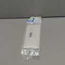 EATON Wiring STE14W Polycarbonate 1-Gang Blank Sectional Mid Size End Wall Plate, White