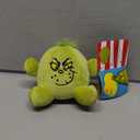 Aurora Whimsical Dr. Seuss Stress Ball Grinch: Resting Grinch Face Stuffed Animal - Magical Storytelling - Officially Licensed - Green 3.5 Inches