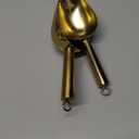 P&P CHEF Small Ice Scoop, 6OZ Stainless Steel Candy Food Flour Scoop, Utility for Kitchen Garden Bar Wedding Bath, Heavy Duty & Non Toxic & Easy Clean, (Gold, 1Pc)