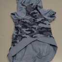 Pet Passion Rocky The Original Lightweight Hooded Tee 100% Organic Cotton Dog Hoodie Pet Coat Sweater for All Sized Dogs, Navy Half Camo, Medium (20-45 lbs)