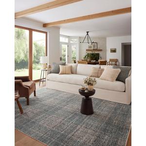Loloi Angela Rose Ember Denim / Charcoal 18" x 18" Sample Rug