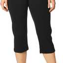 Danskin Women's Everyday Basic Capri, Black, Small