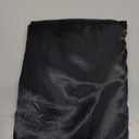 BEDELITE Satin Fitted Sheet and Pillowcase Set, Luxury Soft Similar to Silk Bottom Bed Sheet with Elastic Corner Straps, Deep Pocket up to 15 Inch, 1 Fitted Sheet and 1 Pillowcase(Twin, Black)