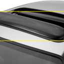 Wensdy 34inch 880mm Universal Sun Roof Wind Deflector, 1pcs Dark Smoke Auto Moon Sunroof Window Visor with Double Side Tape RN88