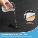 Warmstar 8x10 FT Non Slip Rug Pad,100% Waterproof Felt Rug Pad for Hardwood Floors,1/8 Thick Soft Carpet Pad with Natural Rubber Backing, Secure Grip & Floor Protection