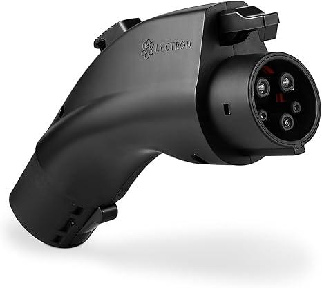 Lectron Tesla to J1772 EV Charging Adapter – NACS Converter, 48 Amp & 240V, Compatible with Tesla High Powered Connectors, Destination Chargers & Mobile Connectors for J1772 Electric Vehicles (Black)