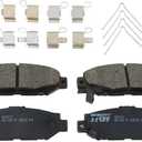 TRW Pro TRC0572 Disc Brake Pad Set For Lexus SC400 1992-2000, Rear, And Other Applications