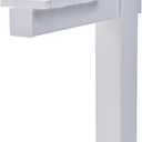 Architectural Mailboxes Whitley Plastic Mailbox Post, Compatibility Code A, B, C, WP000WAM, White