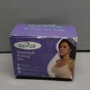 GXXGE 4Pack Nursing Bra for Breastfeeding Maternity Bras Push Up Silk Seamless Pregnancy Bralette Underwear (Large, Black Beige Rosered Blue)