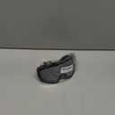 Ski Goggles, UV Protection, Anti Fog, Snow Snowboard Goggles for Men Women (Black-silver)