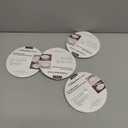 CP3540 Ceiling Cover Plate, Round Electrical Box Cover for 3-1/2" to 4" Holes - 5 Pcs (White)