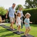 3 Pcs Rubber Stepping Stones Outdoor