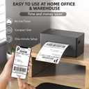PEDOOLO Label Printer, 4x6 Shipping Label Thermal Printer for Packages, Bluetooth Connection and Compatible with Android, iPhone, Windows, Mac, Chromebook, Amazon, UPS, USPS, FedEx, Shopify