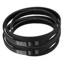 uxcell 2pcs 490J6 PJ V-Ribbed Belt 6 Ribs 49" Length x 0.55" Width x 0.14" Height, EPDM Rubber Poly V Belt, Multi Wedge Micro V Belt