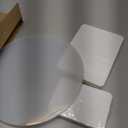 4 Pack Buffet Risers, FOLDABLE Food Display Risers for Dessert Table,Dessert Table Display Set, White Cardboard Cylinder Cake Cupcake Stands for Party, Multi-height, 12in Round White