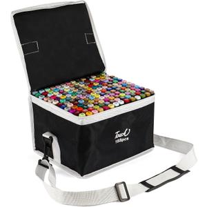 168 Colors Dual Tips Alcohol Markers, Permanent Sketch Art Markers Pens Set with Pen Holder for Kids Adults Coloring,Painting, Sketching, Illustrations