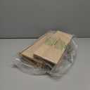 Upsimples Floating Shelves for Wall, Wall Shelves for Decor Storage Set of 6, Wall Mounted Wood Shelf for Bedroom, Living Room, Bathroom, Kitchen, Picture Ledge Shelves, Natural (15.7 In)