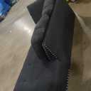 L Shaped Couch, Modular Sectional Sofa with Chaise, Modern Modular Sofas Furniture Sofa Couches for Living Room/Apartment/Office/Bedroom, Black Grey