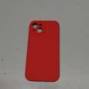 Vooii Compatible with iPhone 13 Case, Liquid Silicone Upgrade [Camera Protection] [Soft Anti-Scratch Microfiber Lining] Shockproof Phone Case for iPhone 13 6.1 inch - Red