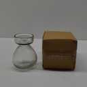 HomArt Recycled Glass Bulb Vase, Clear, 1-Count