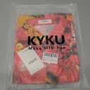 KYKU Hawaiian Shirt for Men: Tropical Summer Beach Short Sleeve Button Down Shirt with Pocket (Pink, XL)