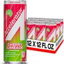 Accelerator Energy Drink, Cherry Limeade 12oz can (12 pack), Zero Sugar, Sustained Energy from 100% Natural Caffeine (200mg from Green Coffee Bean & Green Tea extract) (EXP 06/30/26)