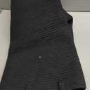 XUANGUO Black Cotton Rope Laundry Basket Hamper for Clothes Woven Storage Basket for Living Room Bedroom Boho Tall Rope Baskets for Blanket Toys Pillow Towels Baby Nursery Hamper Bin Large (Regular)