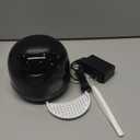 Ultrasonic Retainer Cleaner - UV Dental Cleaning Pod Night Guard Cleaner for Dentures, Aligner, Braces, Toothbrush Heads, Jewelry (Black)