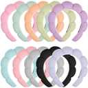 10Pcs Spa headband for Women makeup headband Bulk skincare headbands Bubble Band for Washing Face Women Puffy Hair Band for Washing Face Woman skin care headbands Headwear Hair Accessories
