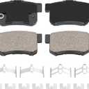 HZ537 Premium Replacement Rear Brake Pad Set Compatible with Acura and Honda Accord Civic CRZ Prelude S200