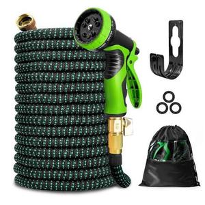 Garden Hose 150 ft, 2026 No Kink Expandable Water Hose 150ft with 10 Function Nozzle, Solid Metal Fittings, Durable Outer Fabric, Lightweight, Flexible, Leak-proof, Stretchy for Watering, Car Washing