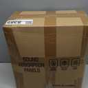 96 Pack Sound Proof Foam Panels for Walls, 1 X 12 X 12 Inches Acoustic Foam Panels, High Density Acoustic Panels Sound Absorbing, Black Noise Cancelling Studio Wedges(NOT ADHESIVE)