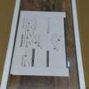 QEEIG Bathroom Floating Shelves for Wall - 15.7" Wall Mounted Shelf Over Toilet Farmhouse Home Decor Display Bookshelf Small 15.7 x 6.7 inch Set of 2, Rustic Brown (008-40BN)