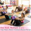 Teyva 40 Pcs Small Pilates Ball Bulk 9 Inch Mini Yoga Balls, 9.84 inches diameter
