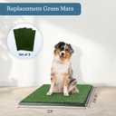 Artificial Grass Puppy Pee Pad for Dogs and Small Pets - Set of Three 23x18.5-Inch Reusable 3-Layer Turf Pads for Dogs - Indoor and Outdoor Fake Grass Potty Pet Supplies by PETMAKER