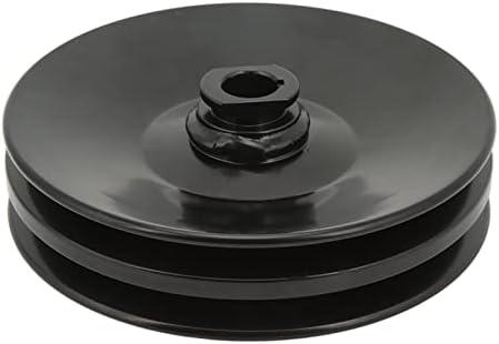 Power Steering Pulley for Chevy SB, Double Power Steering Pump Pulley 5/8in Keyway Shaft 86 01975 R Replacement