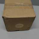 Mkono Tissue Box Cover Square Open-Bottom Wood Tissue Box Holder Decorative Facial Cube Organizer Modern Farmhouse Decor for Bathroom Bedroom Dresser Living Room Office Dorm, Dark Brown