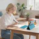 Tablet Android 15, 2 in 1 Tablets 10 inch with Keyboard Mouse Case Stylus, 8GB+64GB+1TB Expand, 1280 * 800 IPS Touch Screen Computer, 5G WiFi 6, L1, Long Battery Life Tablet Green